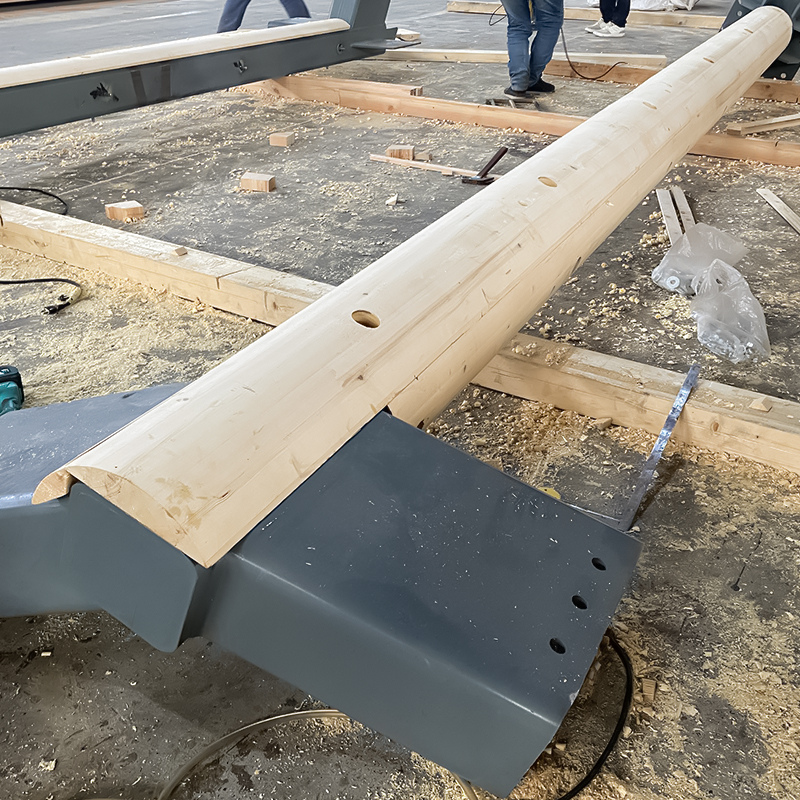 Kolom Glulam Bulat Pinus Kolom Glulam Bulat Pinus