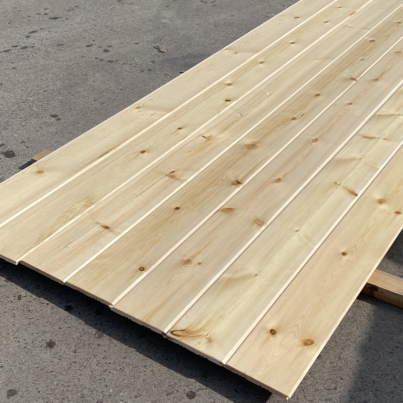 Panel dinding Lidah dan Alur Pinus