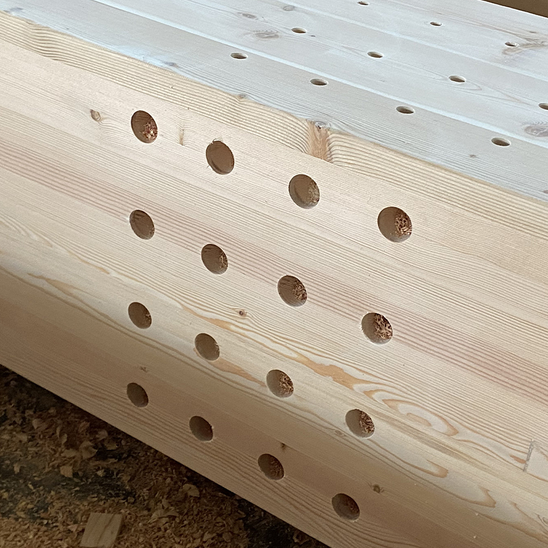 Douglas Fir Glulam Balok dan Tiang