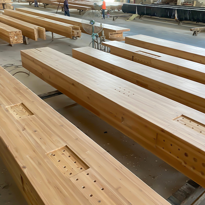 Douglas Fir Glulam Balok dan Tiang