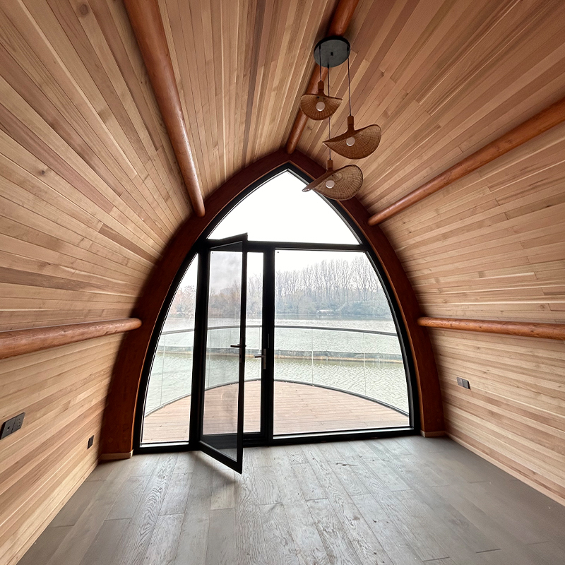 Gudang perahu kayu prefabrikasi
