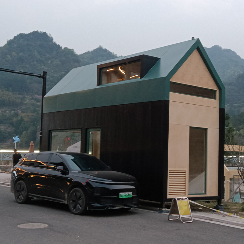 Rumah Liburan Kayu Prefabrikasi