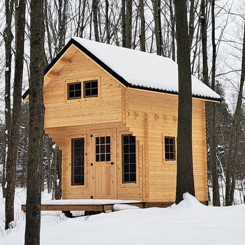 Rumah Kayu Glulam